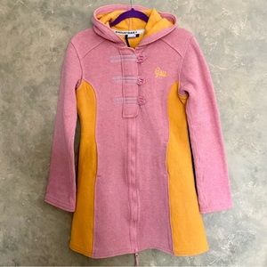 Vintage GSUS Sindustries Y2K Wool Fleece Duffel Coat L